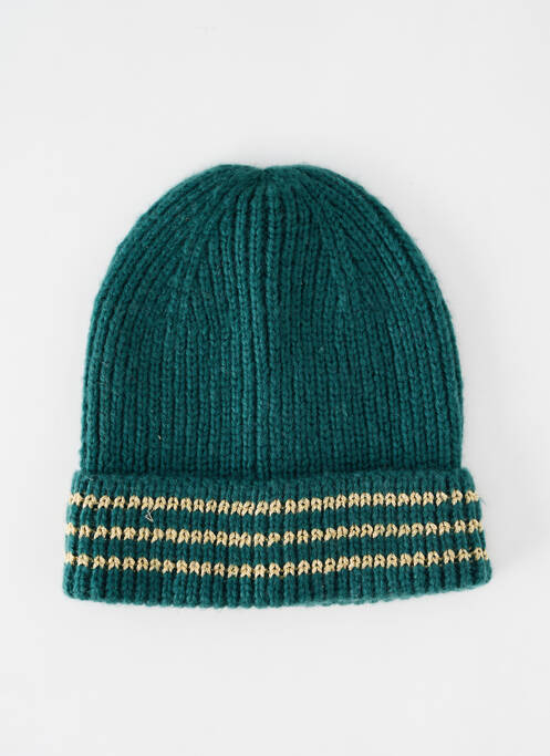 Bonnet vert PIECES pour femme