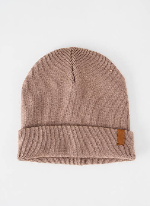 Bonnet beige PIECES pour unisexe