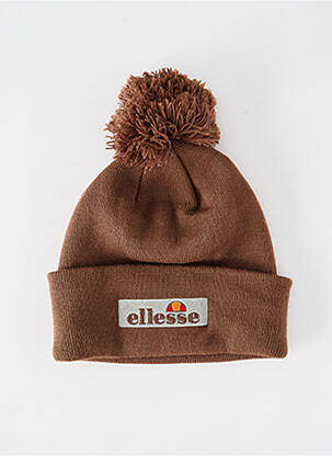 Bonnet marron ELLESSE pour unisexe