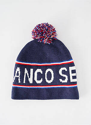 Bonnet stretch bleu SERGE BLANCO homme