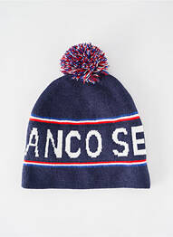 Bonnet stretch bleu SERGE BLANCO homme
