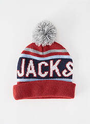 Bonnet rouge JACK & JONES pour garçon seconde vue