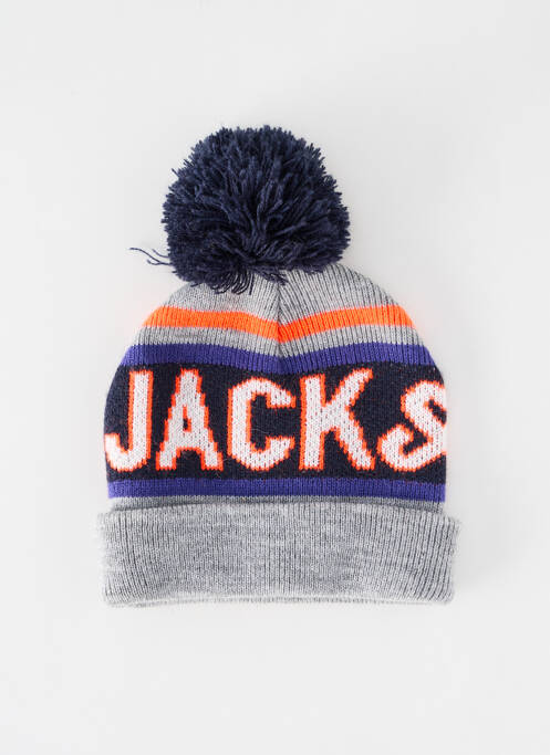 Bonnet gris JACK & JONES pour garçon