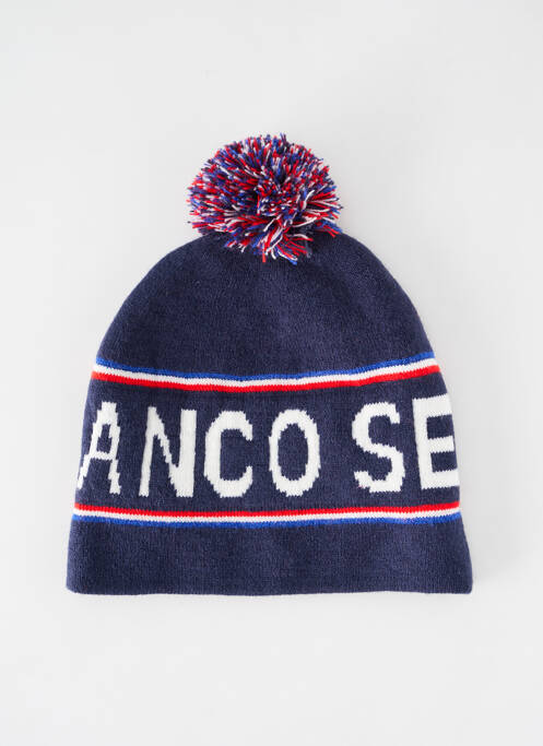 Bonnet bleu SERGE BLANCO pour homme