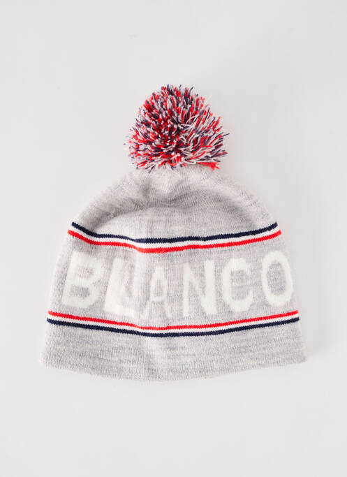 Bonnet gris SERGE BLANCO pour homme