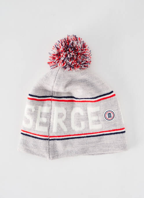 Bonnet gris SERGE BLANCO homme