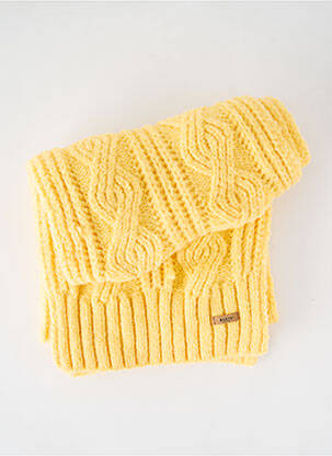 Echarpe stretch jaune BARTS femme