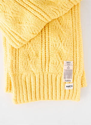 Echarpe stretch jaune BARTS femme
