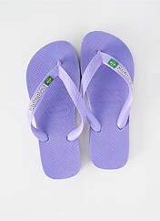 Tongs violet HAVAIANAS pour fille seconde vue