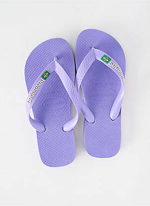 Tongs violet HAVAIANAS pour fille