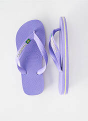 Tongs violet HAVAIANAS pour fille seconde vue