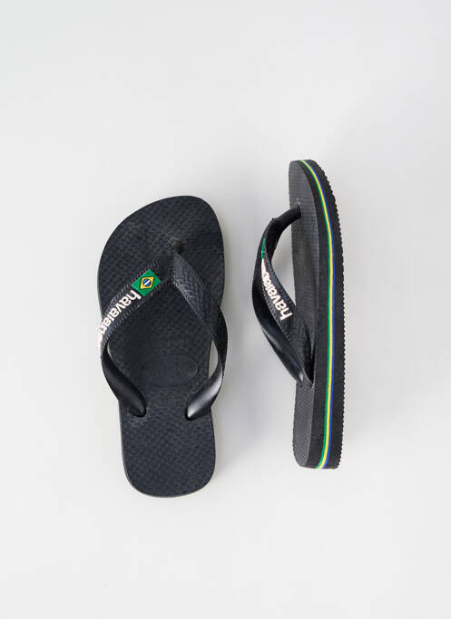 Tongs bout ouvert bout ouvert noir HAVAIANAS garcon