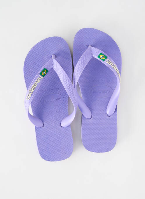 Tongs bout ouvert bout ouvert violet HAVAIANAS fille