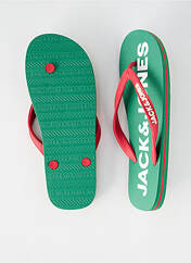 Tongs vert JACK & JONES pour homme seconde vue