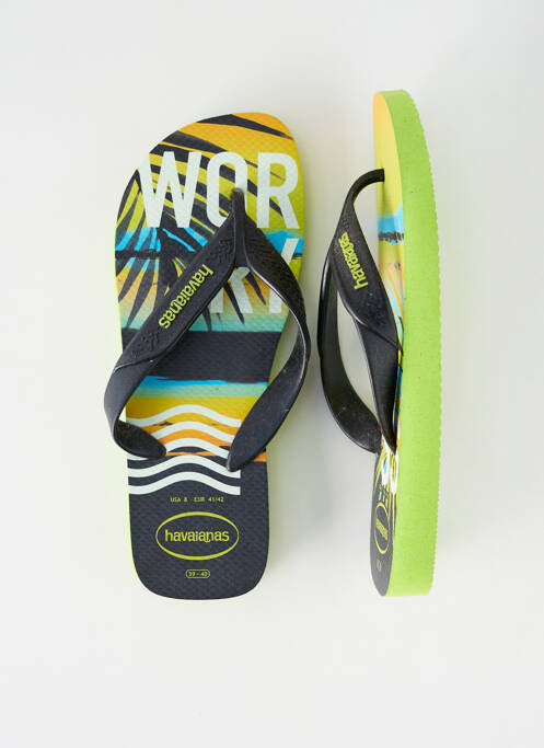 Tongs noir HAVAIANAS homme