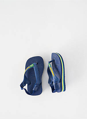 Tongs bout ouvert bout ouvert bleu HAVAIANAS garçon