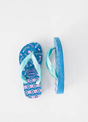 Tongs bleu HAVAIANAS pour fille seconde vue