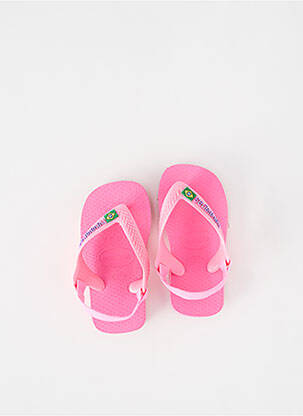 Tongs rose HAVAIANAS pour fille
