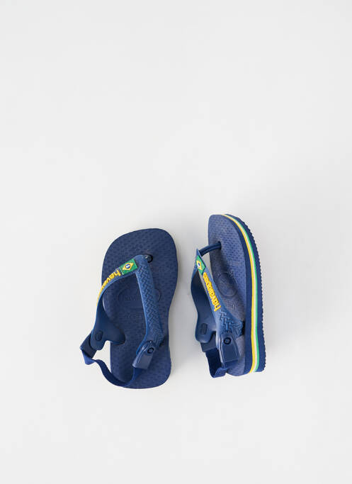 Tongs bout ouvert bout ouvert bleu HAVAIANAS garcon