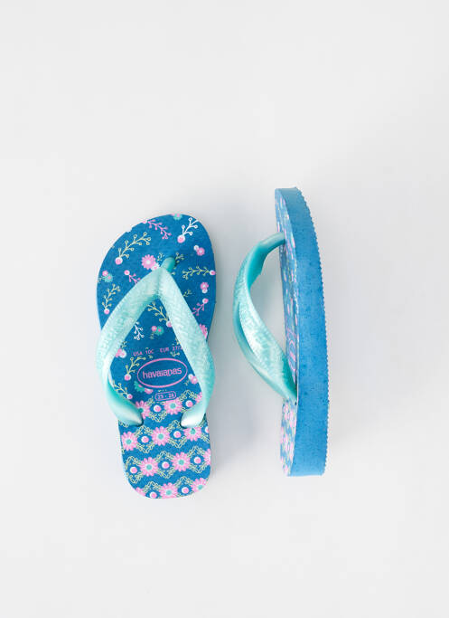 Tongs bleu HAVAIANAS fille