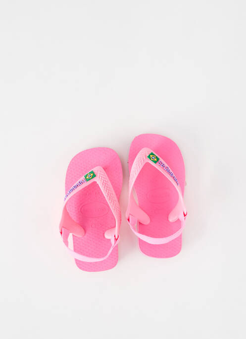 Tongs rose HAVAIANAS pour fille
