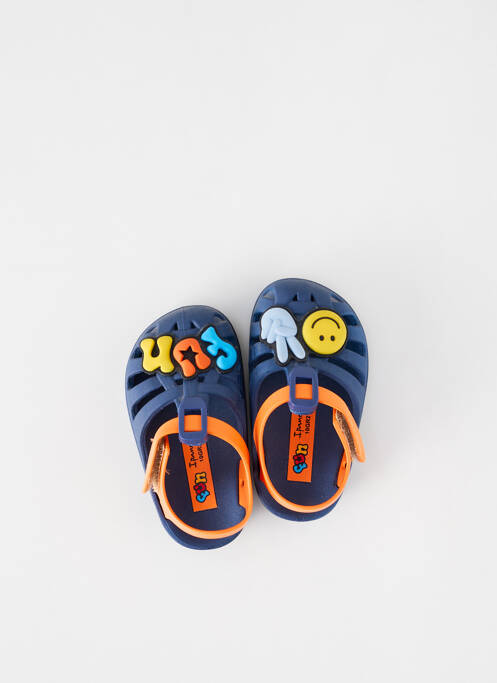 Sandales/nu pieds bout rond bout rond bleu IPANEMA garcon