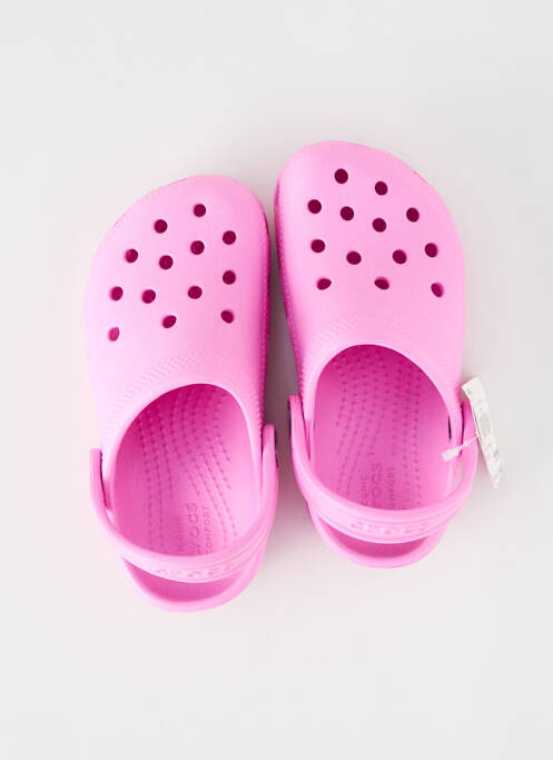 Mules/sabots bout rond bout rond rose CROCS fille