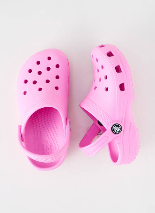 Mules/sabots bout rond bout rond rose CROCS fille