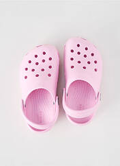 Mules/Sabots rose CROCS pour fille seconde vue