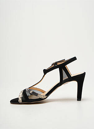 Sandales/nu pieds talon aiguille talon de 7 à 9cm noir BRENDA ZARO femme