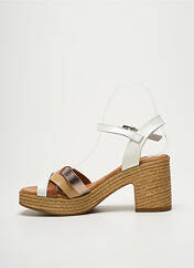 Sandales/Nu pieds blanc OH ! MY SANDALS pour femme seconde vue