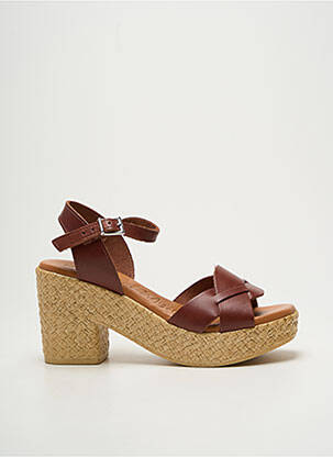 Sandales/Nu pieds marron OH ! MY SANDALS pour femme