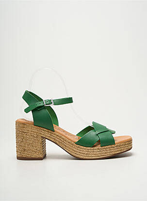 Sandales/Nu pieds vert OH ! MY SANDALS pour femme