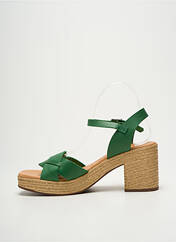 Sandales/Nu pieds vert OH ! MY SANDALS pour femme seconde vue