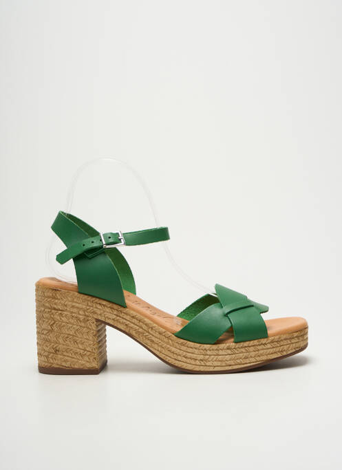 Sandales/Nu pieds vert OH ! MY SANDALS pour femme