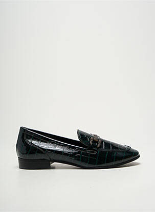 Mocassins chiquet talon plat jusqu'à 3cm vert REQINS femme
