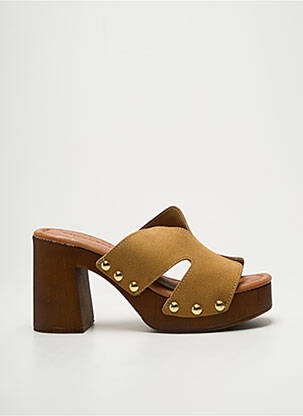 Mules/Sabots marron SANDRO ROSI pour femme
