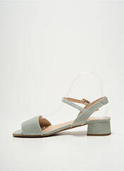 Sandales/Nu pieds vert BRENDA ZARO pour femme seconde vue