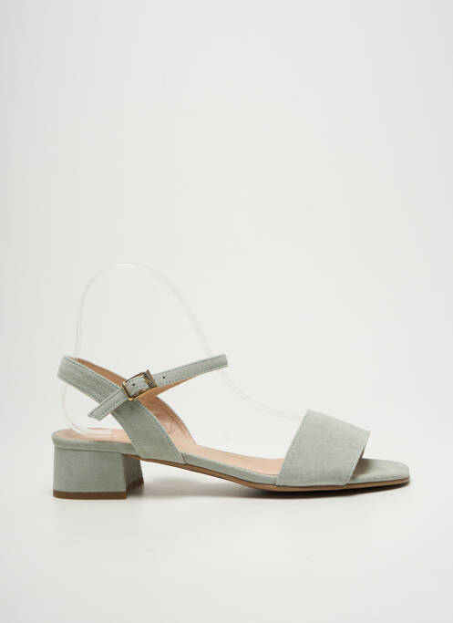 Sandales/Nu pieds vert BRENDA ZARO pour femme