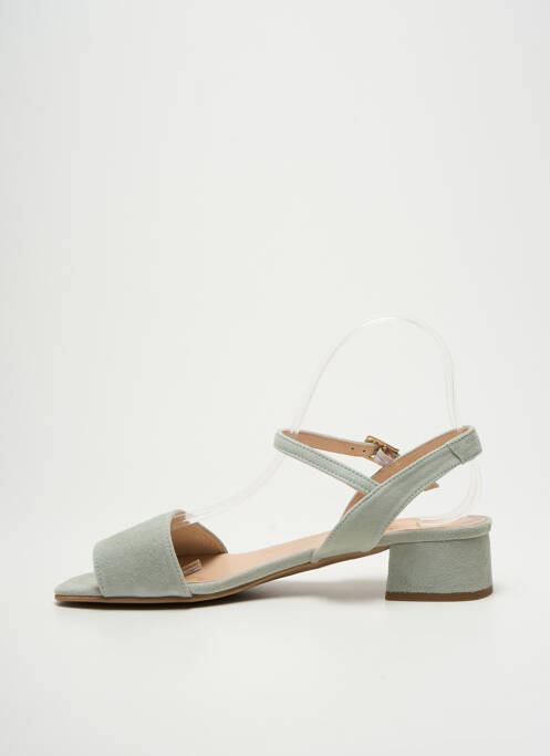 Sandales/Nu pieds vert BRENDA ZARO pour femme