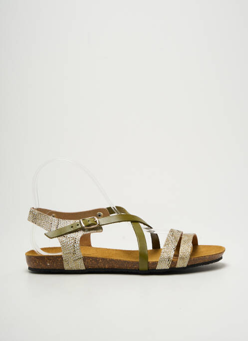 Sandales/Nu pieds vert PLAKTON femme