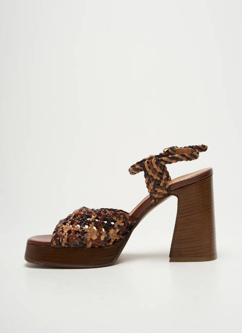 Sandales/Nu pieds marron LARA MAY femme