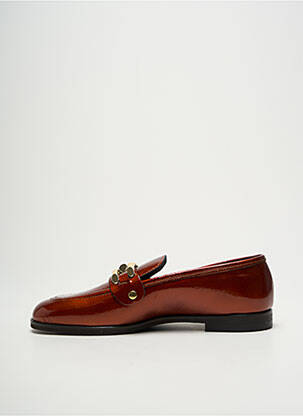Mocassins effet froissé talon plat jusqu'à 3cm marron SPAZIOZERO8 femme