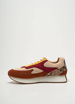 Baskets bout rond talon plat jusqu'à 3cm violet VANESSA WU femme