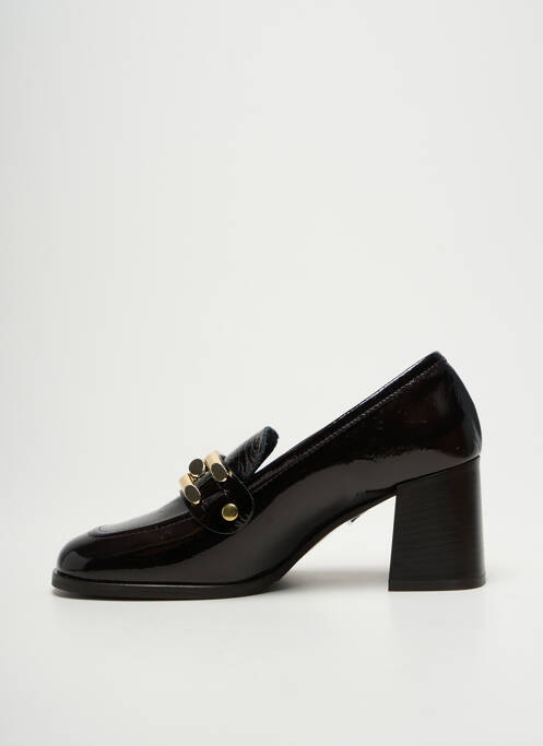 Mocassins matière lisse talon de 7 à 9cm marron SPAZIOZERO8 femme