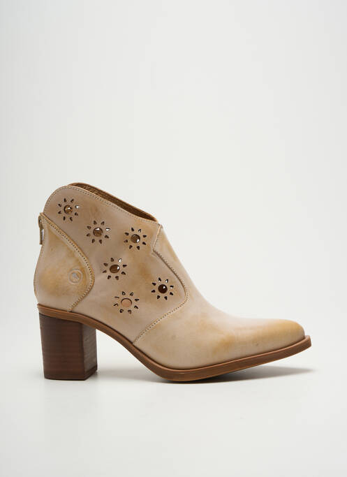 Bottines/Boots beige CASTA pour femme
