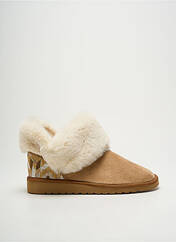 Chaussons/Pantoufles beige SOIR ET MATIN pour femme seconde vue