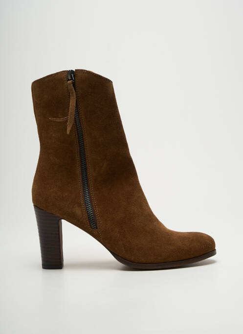Bottines/Boots marron ALIWELL pour femme