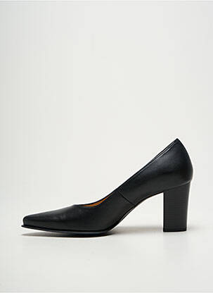 Escarpins tissage satiné talon de 7 à 9cm noir VIDI STUDIO femme