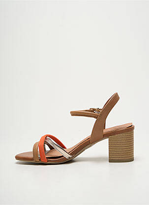 Sandales/nu pieds talon bottier talon de 4 à 6cm marron MARCO TOZZI femme